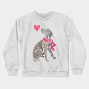 Watercolour Weimaraner Crewneck Sweatshirt